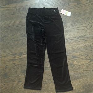 Juicy Couture Black Velour Joggers for Kids
